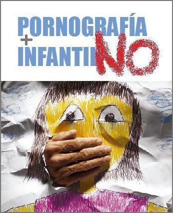 Cartel de la blogocampaña contra la pornografía infantil