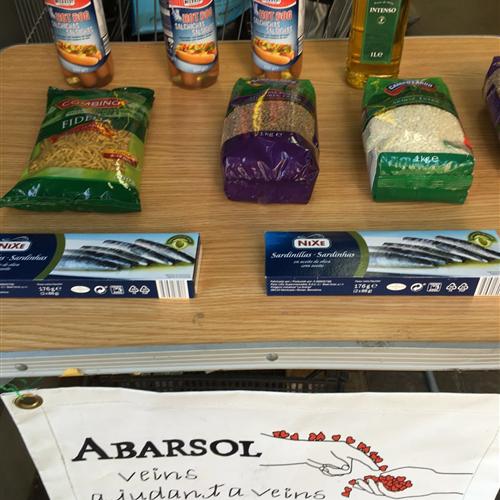 Voluntariado recogida de alimentos para las persona necesitadas – abarsol