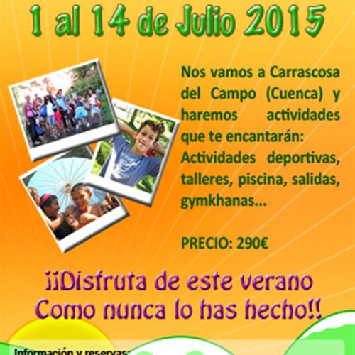 Voluntariado para campamento de verano del 1 al 14 de julio