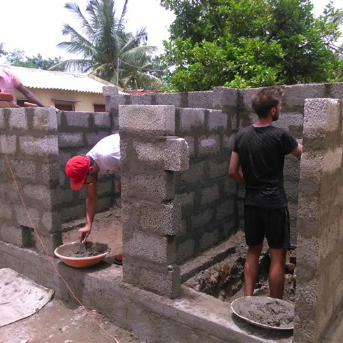 Microproyectos de cooperación: india. construcción, salubridad e higiene