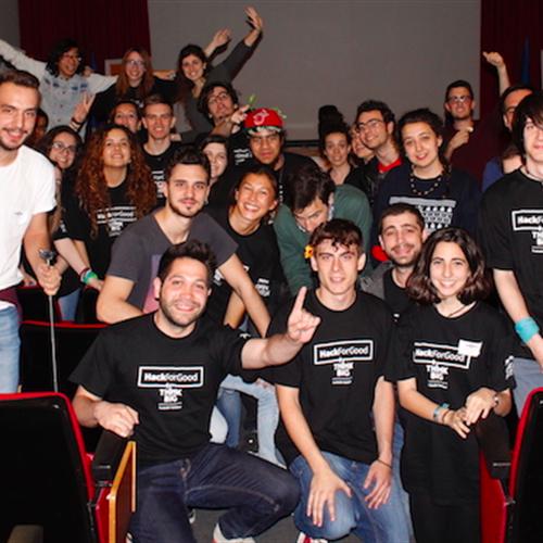 Voluntarios evento hackforgood barcelona