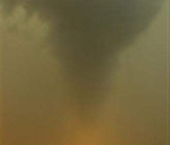 Foto de un tornado