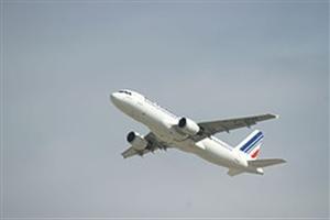 Un avión en vuelo