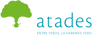 Logo ONG ATADES ( Asociación Tutelar Asistencial de Discapacitados Intelectuales)