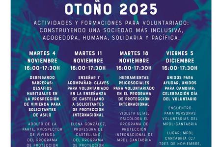 Formación otoño2025 para voluntariado