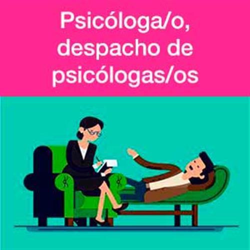 Psicólogas/os o centro de atención psicológica.