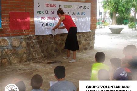 Voluntariado educación. actividades de sensibilización, educación y movilización. toledo