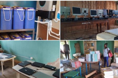 Informático para preparar ordenador para mandar a proyectos en áfrica.