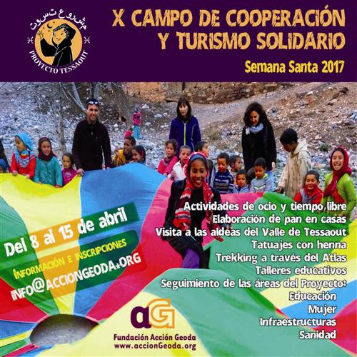 Campo de cooperacion y turismo solidario en el atlas marroqui - Semana Santa