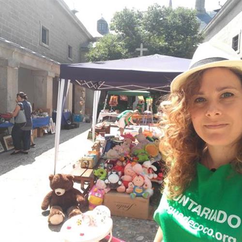 Apoyo mercadilo solidario en san lorenzo de el escorial
