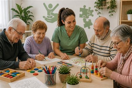 Terapeuta ocupacional voluntario/a– estimulación cognitiva y autonomía