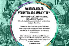 Ciudad sostenible, ciudad respirable. ciencia ciudadana, voluntariado ambiental y justicia climática