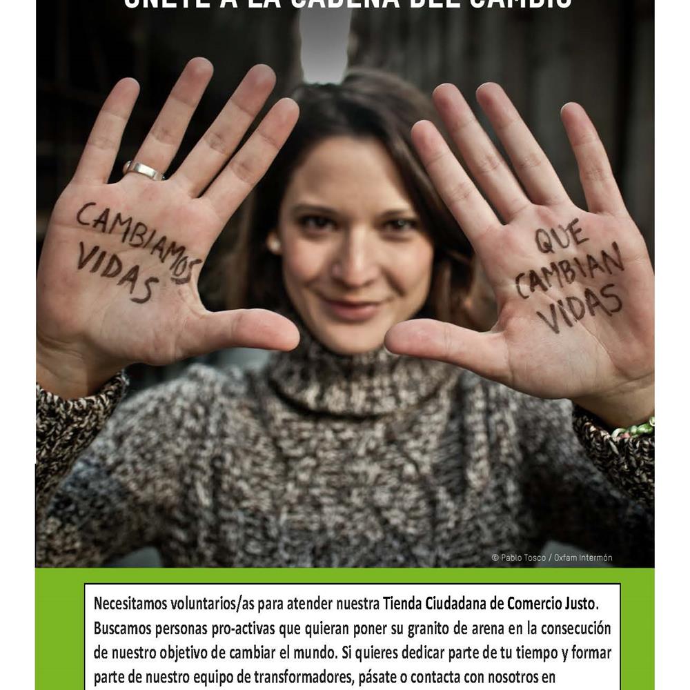 Voluntariado en tienda de comercio justo