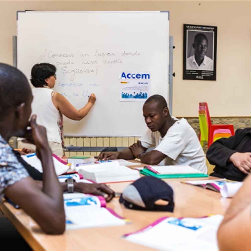 Apoyo al servicio de aprendizaje del idioma- español