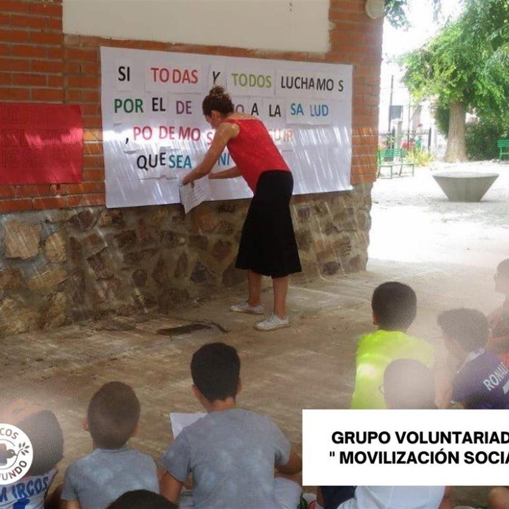 Voluntariado movilización social. actividades de sensibilización y educación. toledo