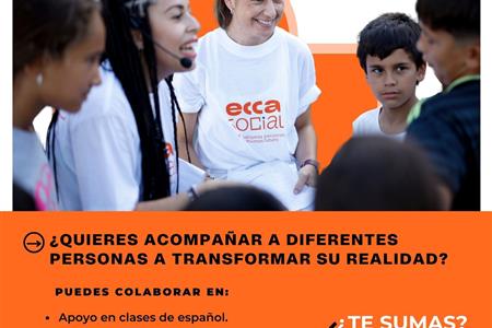 Personas voluntarias para acompañamiento social en distintos proyectos de la fundación