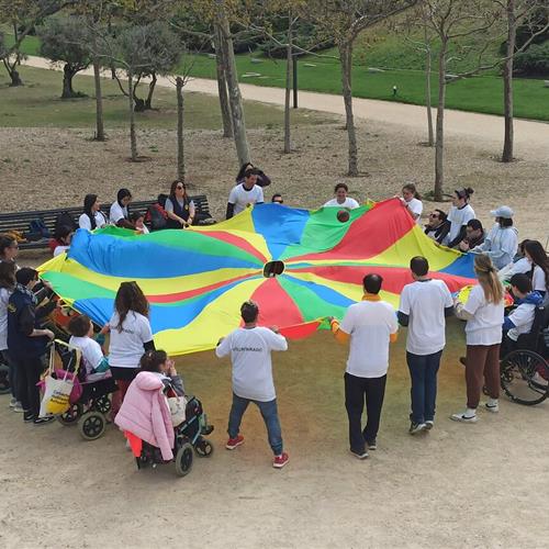 Actividades de ocio inclusivo, con niños-jóvenes con discapacidad, en madrid