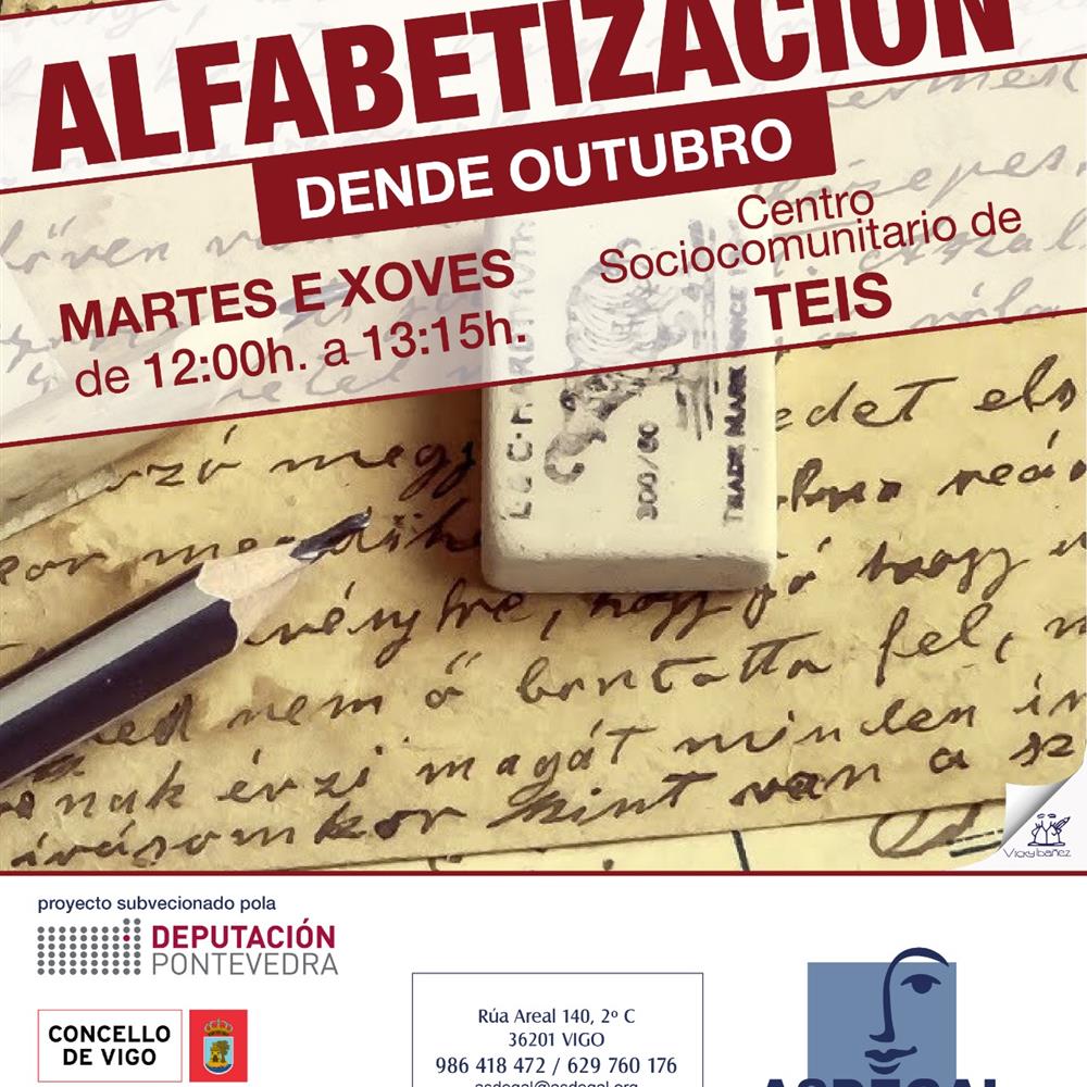 Clases de alfabetización para adultos asdegal vigo