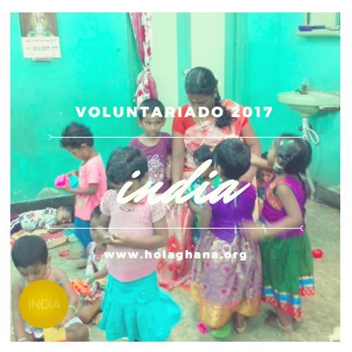Voluntariado educación, orfanato y discapacidad en india