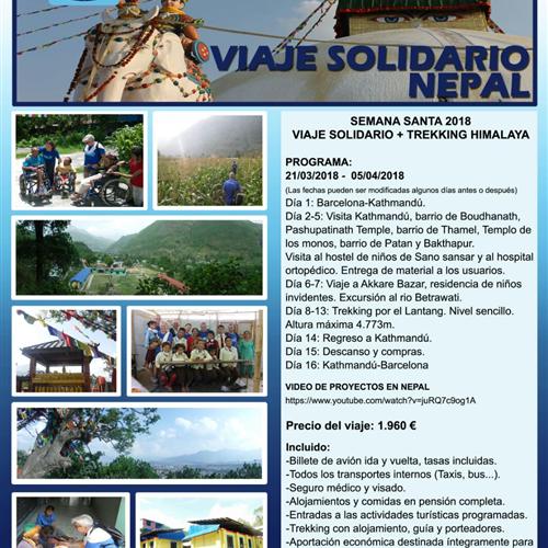 Viaje solidario a Nepal Semana Santa 2018