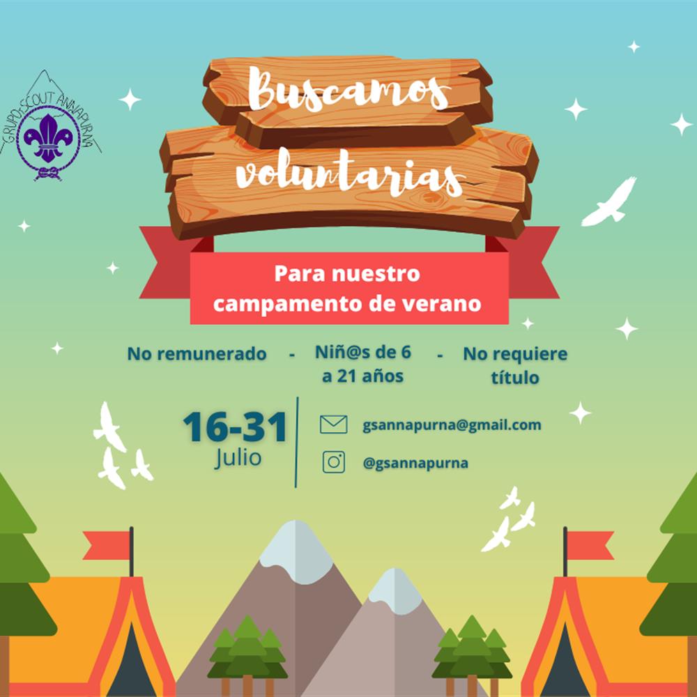 Voluntariado campamento grupo scout annapurna