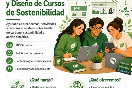 Voluntariado en formación y diseño de cursos de sostenibilidad