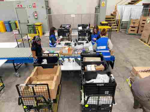 Voluntariado donations hub - villaverde