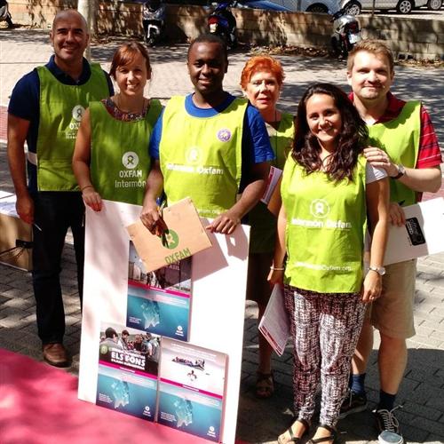 Oxfam intermón valencia: voluntariado activista