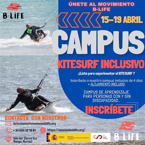Campus kitesurf inclusivo