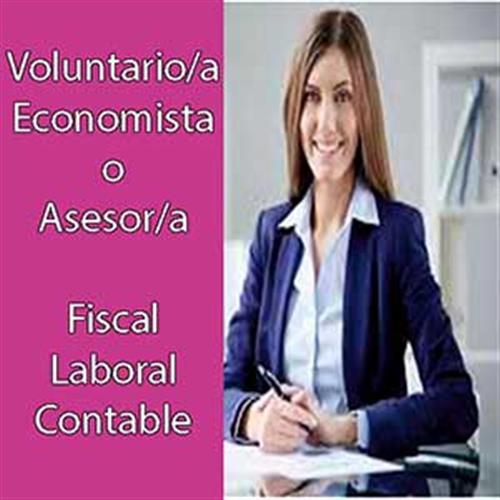 Voluntarias/os, economista o asesor: labora-contable-fiscal.