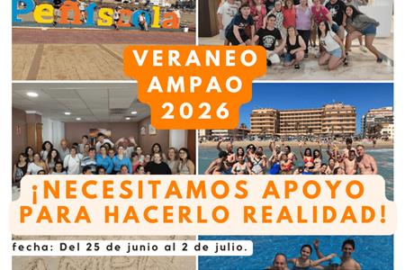 Voluntariado: apoyo a personas con discapacidad intelectual en vacaciones de verano con amigos 2026.