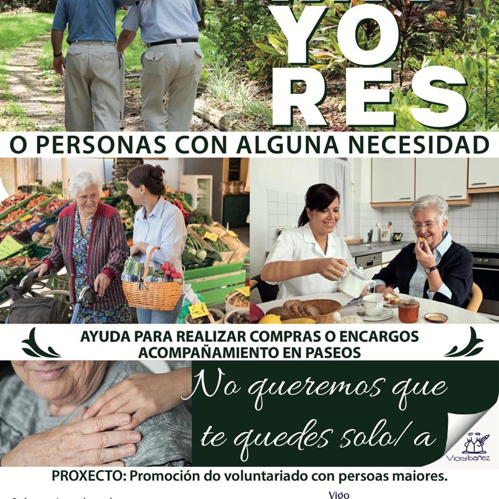 Acompañamiento a personas mayores  en domicilios en santiago de compostela