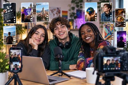 Creadoras/es de contenido para redes sociales