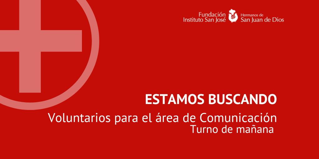 Voluntariado para el área de comunicación de la fundación instituto san josé 