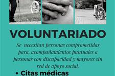 Voluntariado para acompañamientos puntuales.