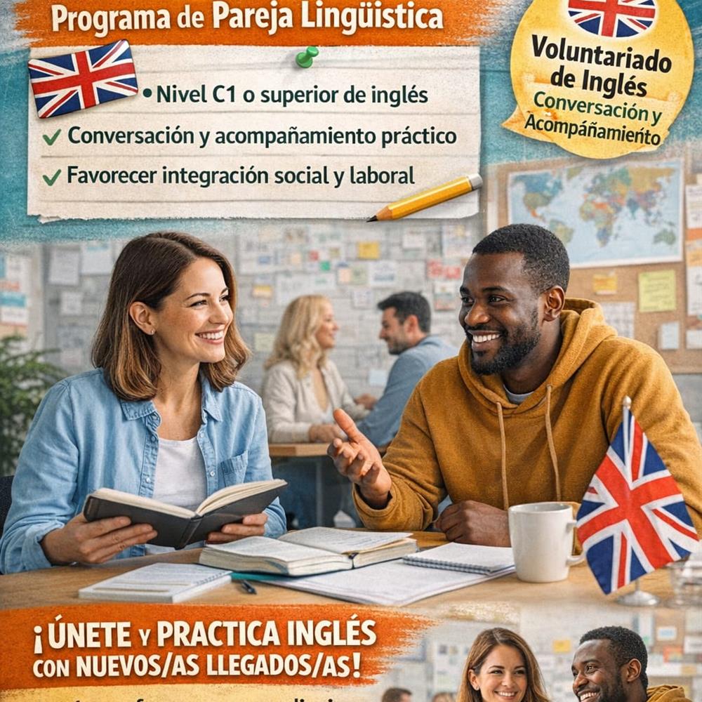 Voluntariado de pareja linguistica (inglés)