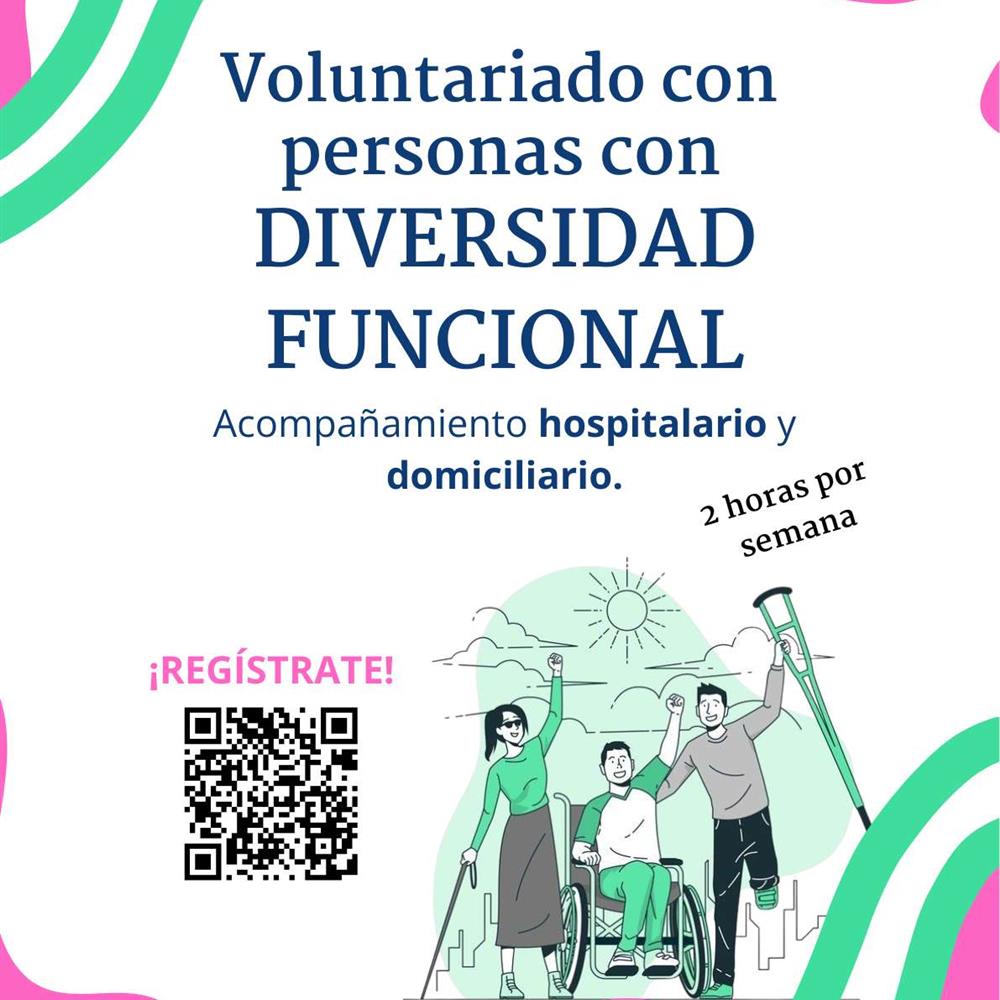 Programa de voluntariado social a personas mayores y/o diversidad funcional residentes en zona dana