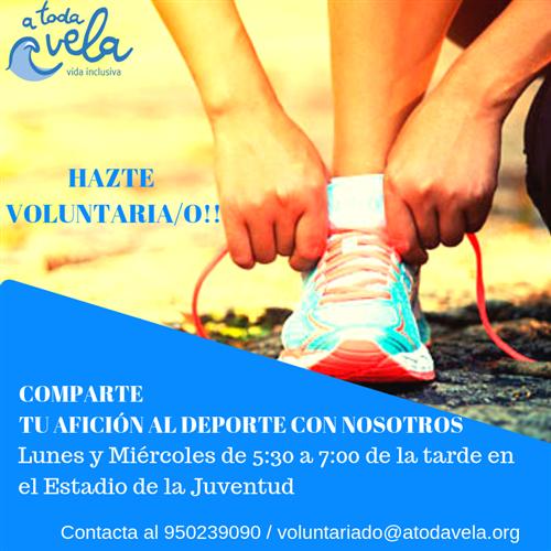 Voluntariado en actividades deportivas junto a personas con discapacidad intelectual
