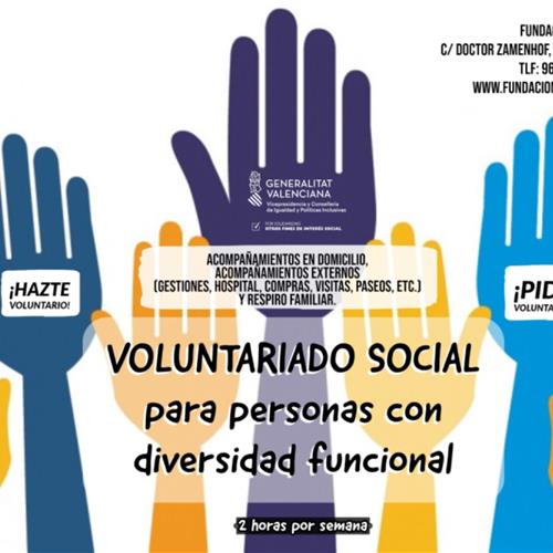 Programa de voluntariado con personas con diversidad funcional