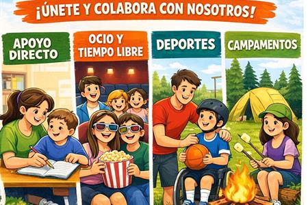 Voluntario para actividades de ocio y deporte