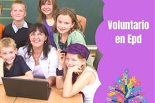 Voluntario para colaborar en la ejecución de proyectos de educación para el desarrollo y a. social