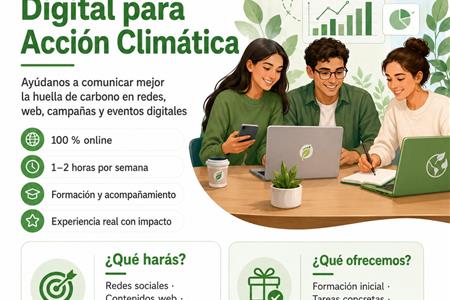 Voluntariado en marketing digital para acción climática