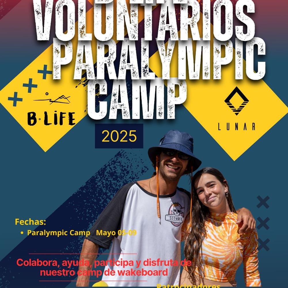 Paralympic de wakeboard para personas con discapacidad