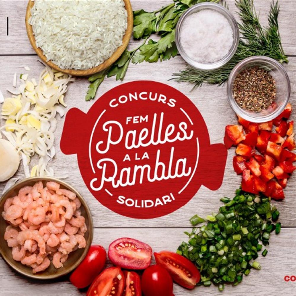 Tasques de suport al concurs de paelles solidàries a la rambla