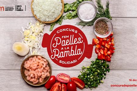 Tasques de suport al concurs de paelles solidàries a la rambla