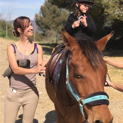 Terapia asistida con caballos.