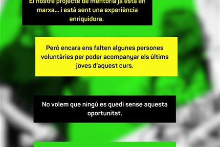 Mentoria para jovenes en situación vulnerable