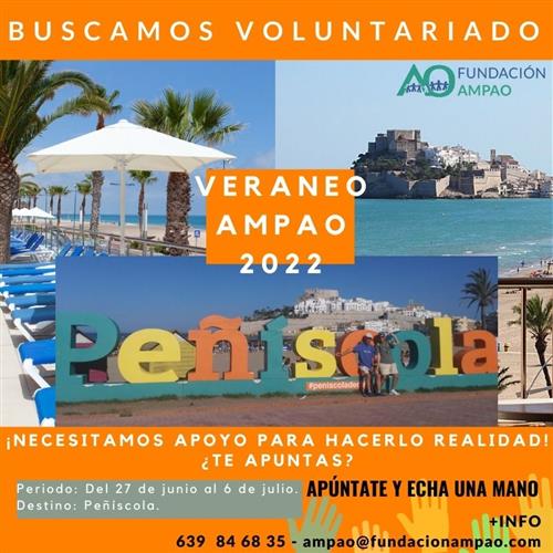 Voluntariado: apoyo a personas con discapacidad intelectual en vacaciones de verano 2022