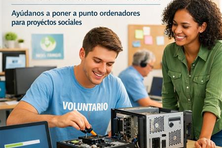 Voluntariado en informática para ayudar a una ong (formateo y puesta a punto de ordenadores) – bcn