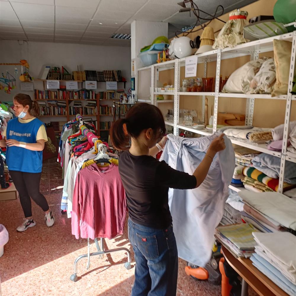 Voluntariado para venta de artículos en internet